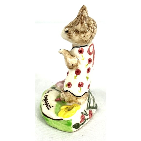 Kitty MacBride The Ring I'm Engaged 2565 Figurine Beswick England 3.5" Porcelain - Picture 2 of 8